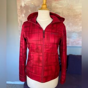 Columbia Sportwear Omni-Shield hooded jacket two tone red size s